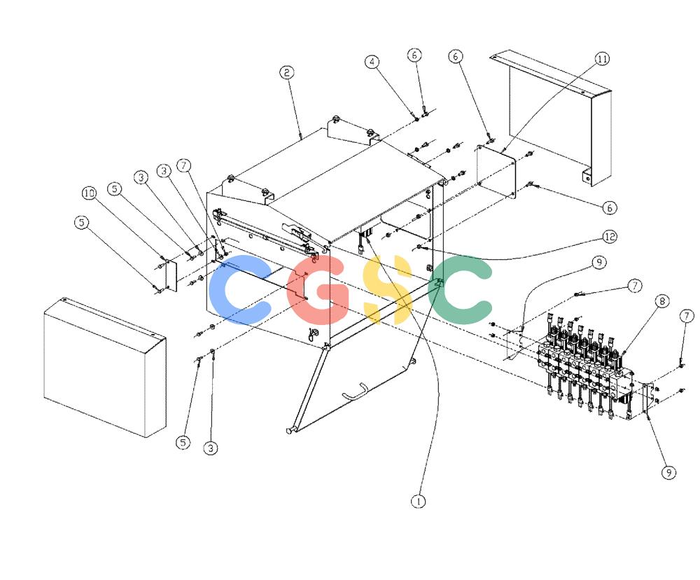 凯斯零件查询(438) - FLEX-AIR APPLICATOR - 1999 (2/99-3/03) (02-002) - VALVE BOX GROUP Case Agriculture
