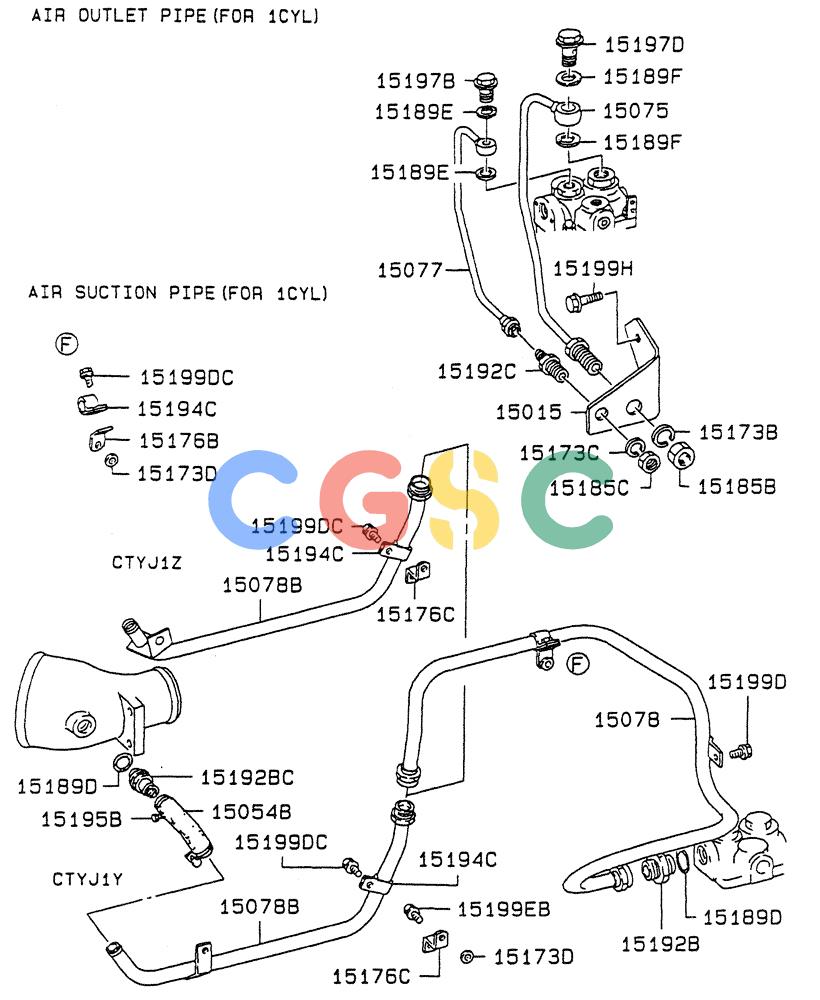 神钢零件查询(6D22-TC) - MITSUBISHI DIESL ENGINE - SK EXCAVATORS (1/06-12/06) (01-014[02]) - AIR COMPRESSOR Kobelco