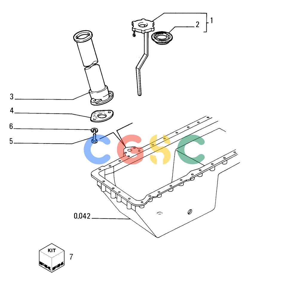 纽荷兰零件查询(FD255) - CRAWLER DOZER (N.A. VERSION) (7/95-) (0.270[01]) - PLUG PIN BLOCK- CRANKCASE New Holland Constructuion