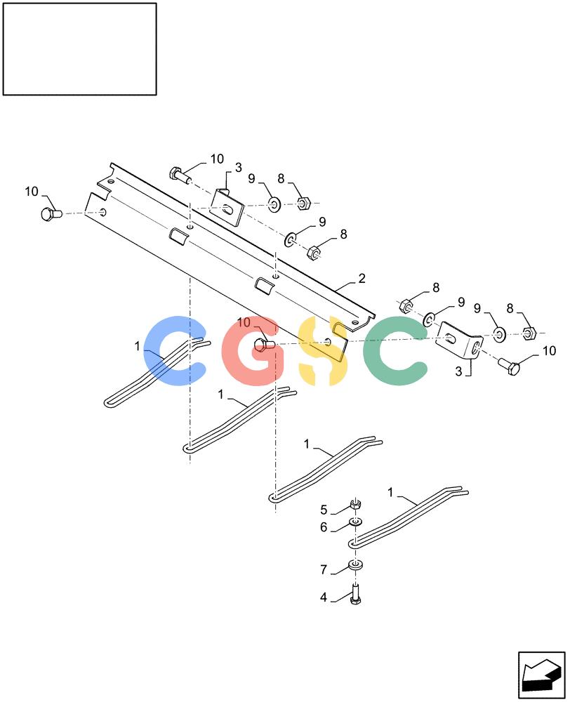 凯斯零件查询(LB333S) - BIG RECTANGULAR BALER (9/08-12/12) (18.84112219[01]) - DIA : NEEDLE CLEANING KIT Case Agriculture