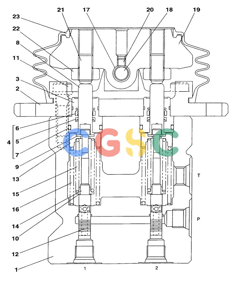 纽荷兰零件查询(E805) - CRAWLER EXCAVATOR (1/05-) (08-099-00[01]) - OPTION CONTROL New Holland Constructuion
