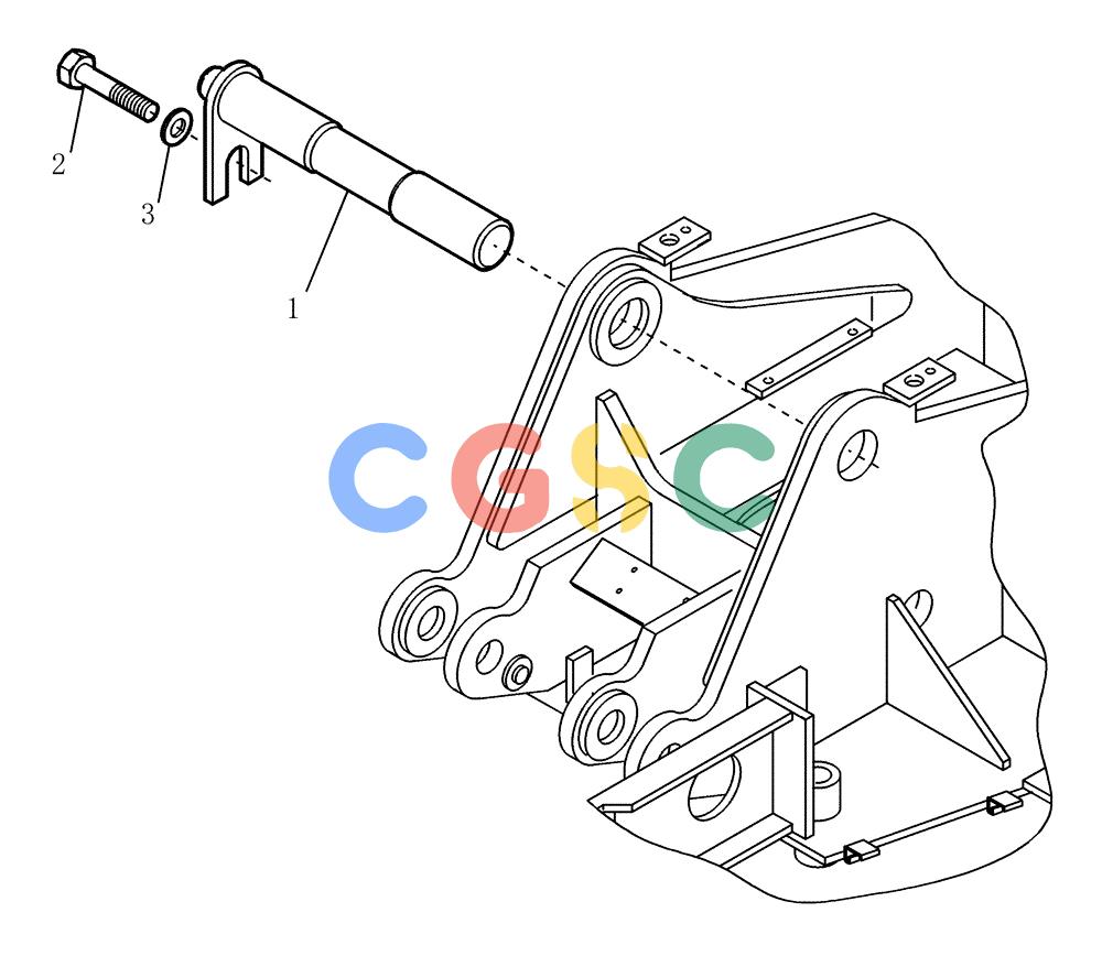纽荷兰零件查询(EC215) - CRAWLER EXCAVATOR (11/99-) (01.670[001]) - BEARING BOOM (S/N 721501-UP) New Holland Constructuion