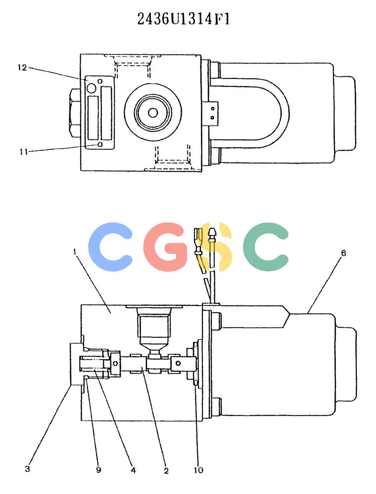 神钢零件查询(K907LC) - MARK II EXCAVATOR ASN YQ0565 (GLOBAL) (1/87-12/03) (11-039) - VALVE ASSY, SOLENOID Kobelco