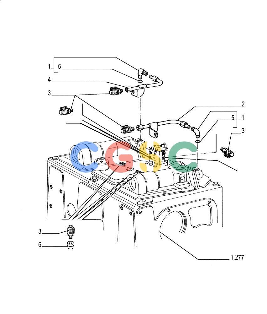 纽荷兰零件查询(FD175) - CRAWLER DOZER (N.A. VERSION)(S/N 061640 & AFTER) (1/93-) (3.434[03]) - HYDRAULIC SYSTEM PIPING New Holland Constructuion