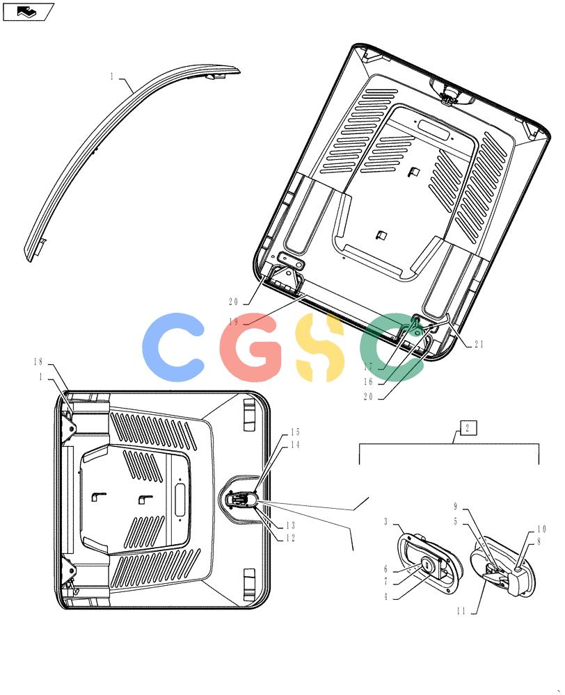 神钢零件查询(ED160 BLADE) - HYDRAULIC EXCAVATOR - ASN LH02-01501 (9/12-12/13) (90.105.BH[08]) - GUARD Kobelco