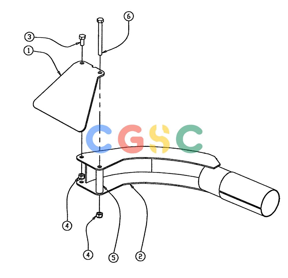 凯斯零件查询(FLX810) - FLEX-AIR APPLICATOR (10/03-8/09) (04-017) - DEFLECTOR ASSY, 2.5”, LH Case Agriculture