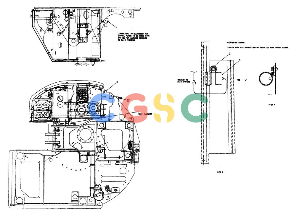 纽荷兰零件查询(EH70) - MIDI CRAWLER EXCAVATOR (N.A.) (1/05-) (112) - ALARM ASSEMBLY New Holland Constructuion