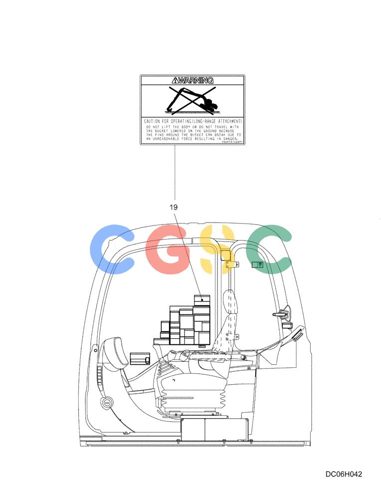 纽荷兰零件查询(E215B) - CRAWLER EXCAVATOR - TIER 3 (NA) - ASN N7DA21001 (1/07-) (7.025[00]) - NAME PLATE INSTALLATION, (EXTREME REACH) (YN22T00341F4) New Holland Constructuion