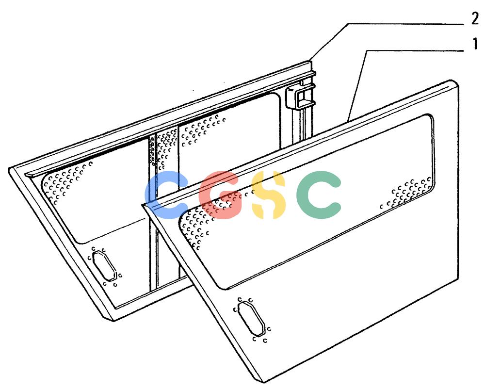 纽荷兰零件查询(FD14E) - CRAWLER DOZER (95.6070[001]) - ENGINE SIDE GUARDS New Holland Constructuion