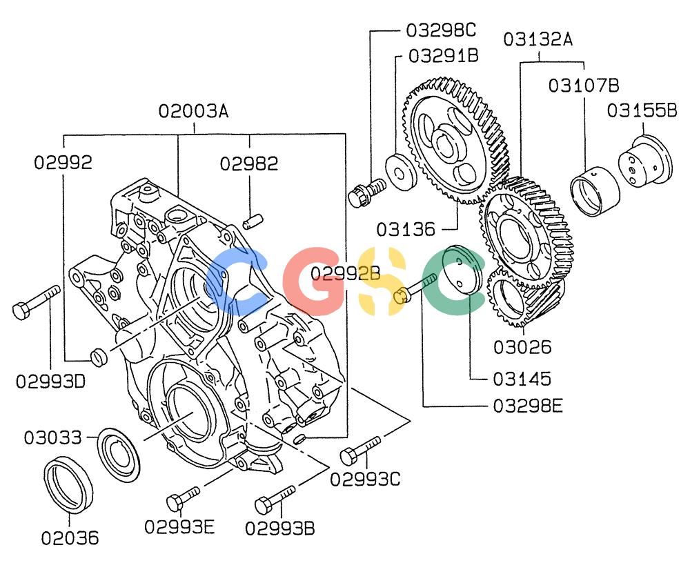 纽荷兰零件查询(E235SRLC) - CRAWLER EXCAVATOR BTW YU04-00837 - YU04-01417 (08-013) - TIMING GEAR New Holland Constructuion