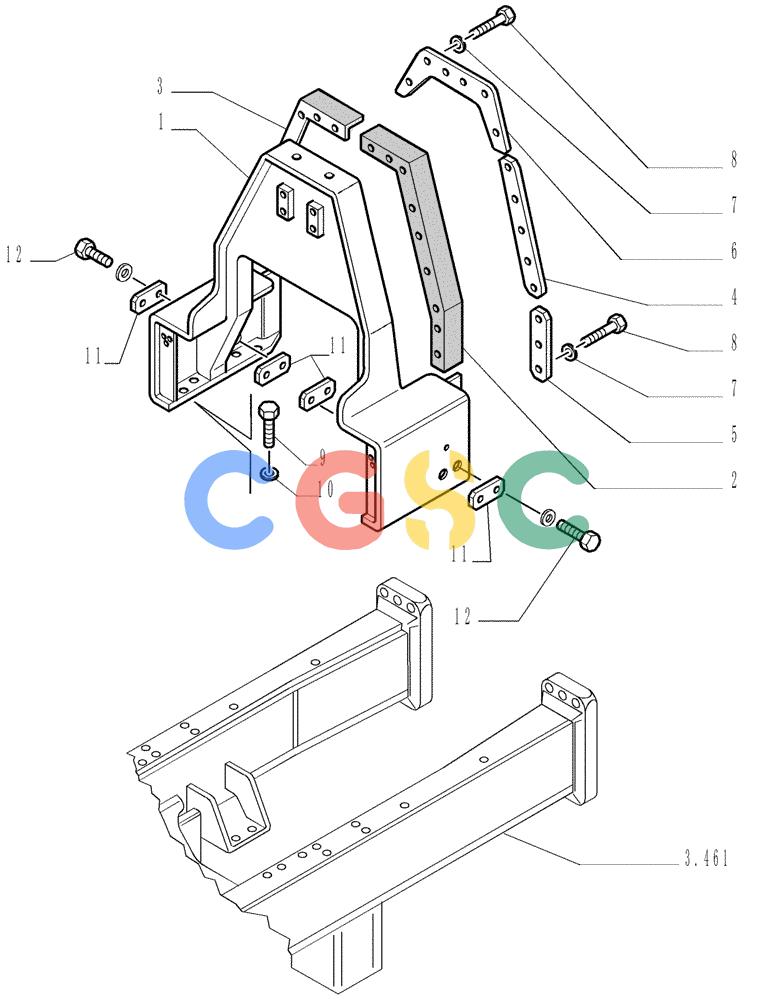纽荷兰零件查询(DC150LT) - CRAWLER DOZER (6/00-) (5.601[04]) - HOODS New Holland Constructuion
