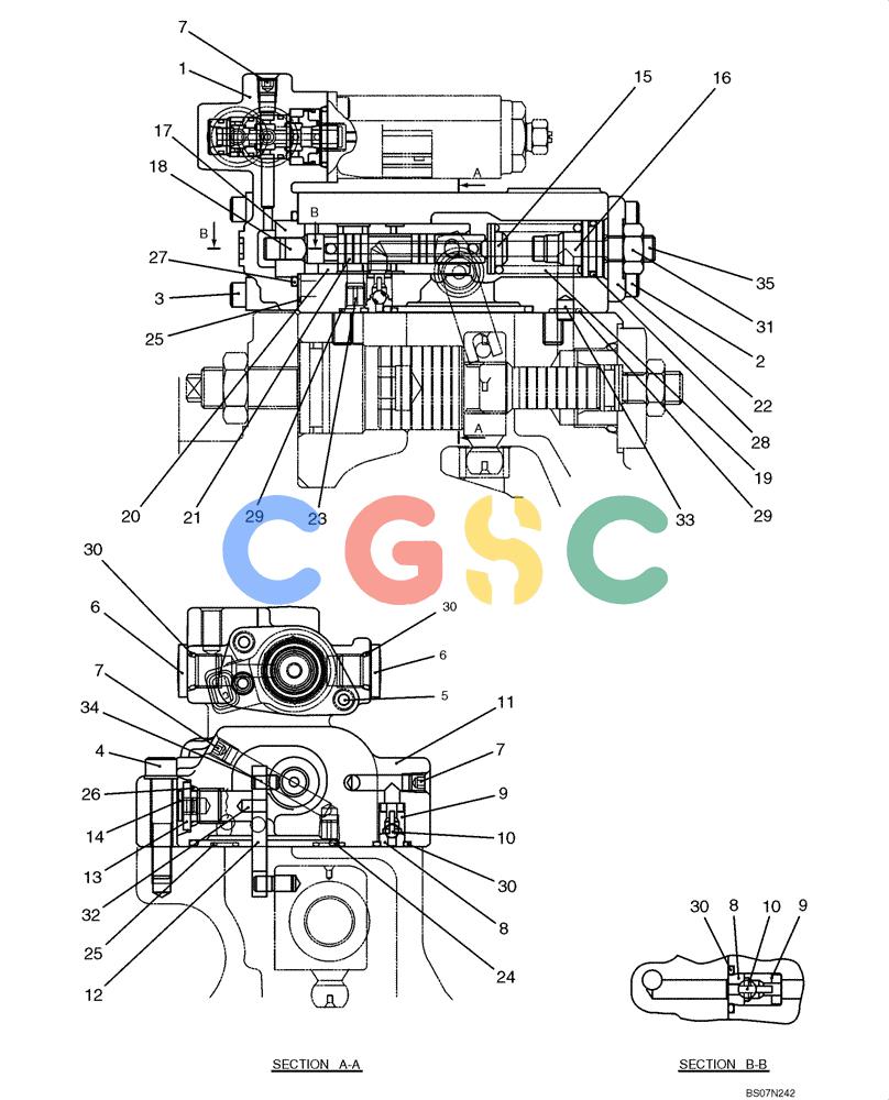 神钢零件查询(ED150) - BLADE RUNNER ACERA SR EXCAVATOR DOZER (TIER 3 ) ASN YL06-01201 (5/08-12/12) (08-09-03[00]) - REGULATOR ASSEMBLY (YM10V01002F2) Kobelco