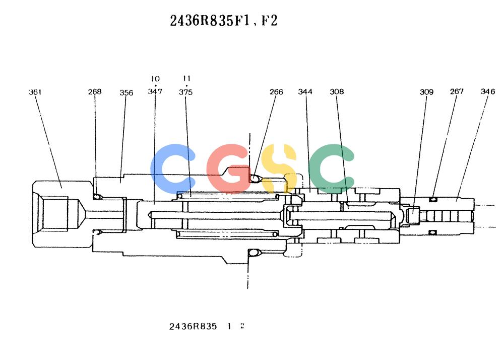 神钢零件查询(K912LC) - MARK II EXCAVATOR ASN YC0301-0737 (1/88-12/03) (11-010) - VALVE ASSY, SEQUENCE Kobelco