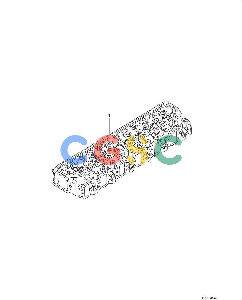 纽荷兰零件查询(EH215) - CRAWLER EXCAVATOR (9/03-) (02 -21[00]) - SERVICE CYLINDER HEAD New Holland Constructuion