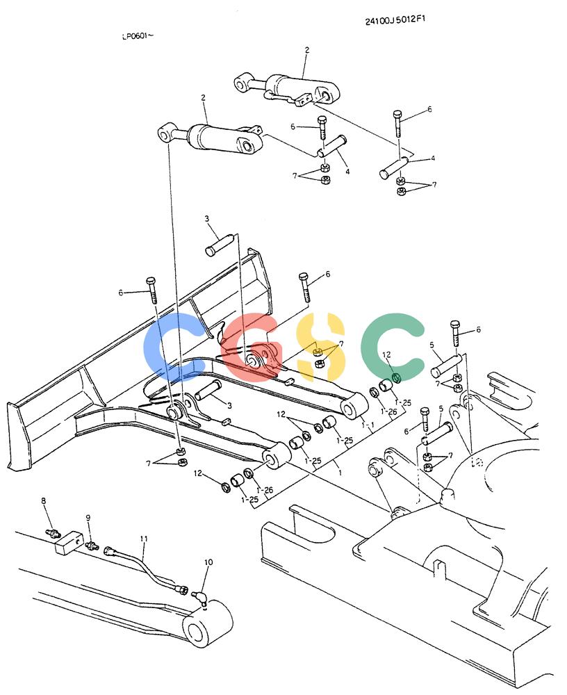 神钢零件查询(K905LC) - EXCAVATOR BTW YP0115 - YP0301 (1/85-12/03) (09-023) - BLADE ASSY Kobelco