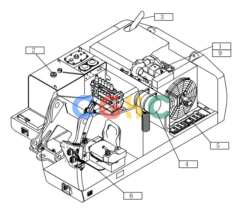 纽荷兰零件查询(EC215) - CRAWLER EXCAVATOR (11/99-) (13.010[001]) - MOTOR INSTALL.MATERIAL (S/N 721501-721501) New Holland Constructuion