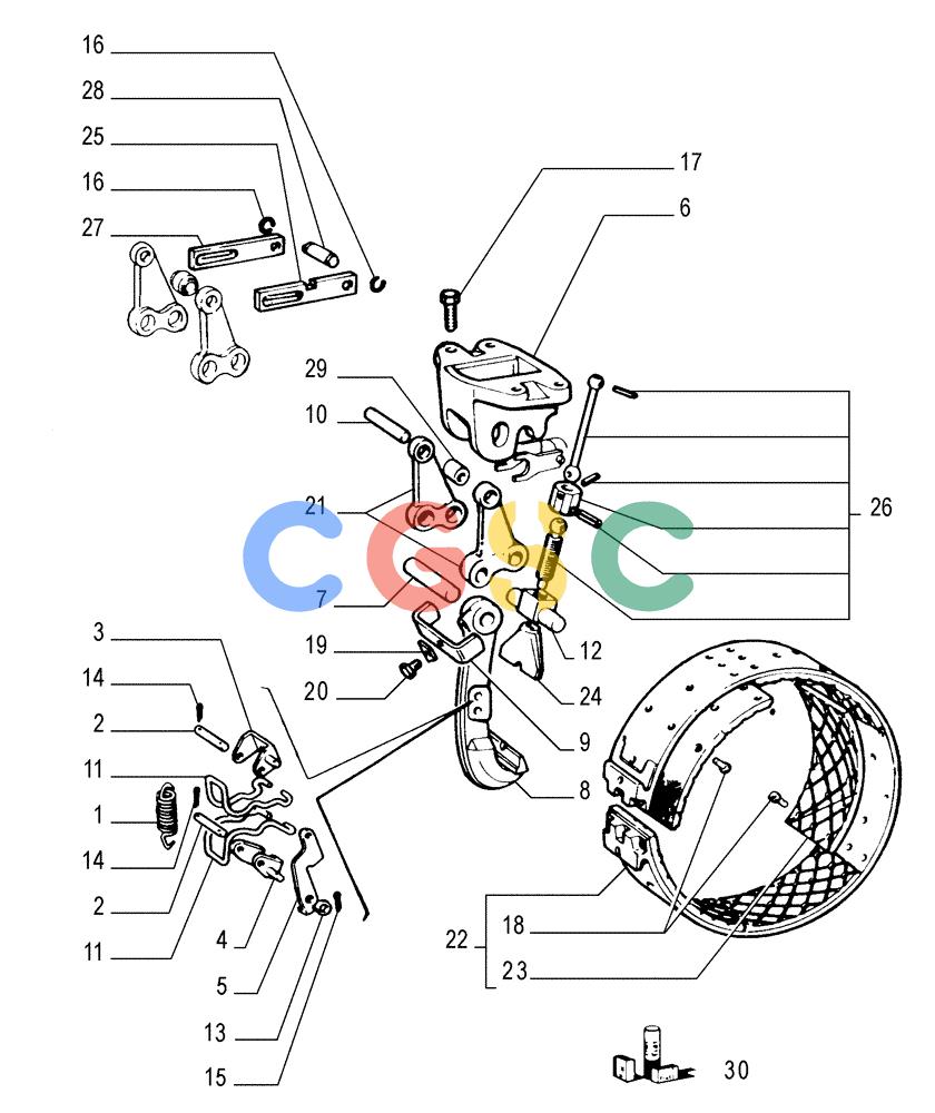 纽荷兰零件查询(FD175) - CRAWLER DOZER (N.A. VERSION)(S/N 061640 & AFTER) (1/93-) (1.277[08]) - BRAKES New Holland Constructuion