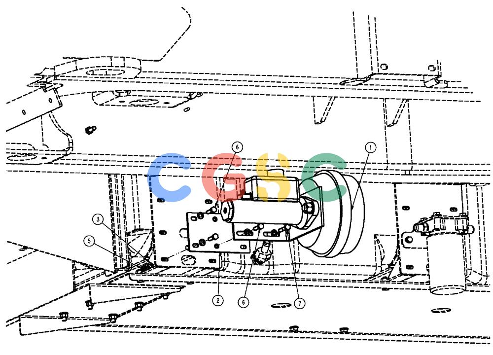 凯斯零件查询(FLX3510) - FLOATER (8/04-8/06) (07-011) - ACTUATOR GROUP, AIR/HYD Case Agriculture