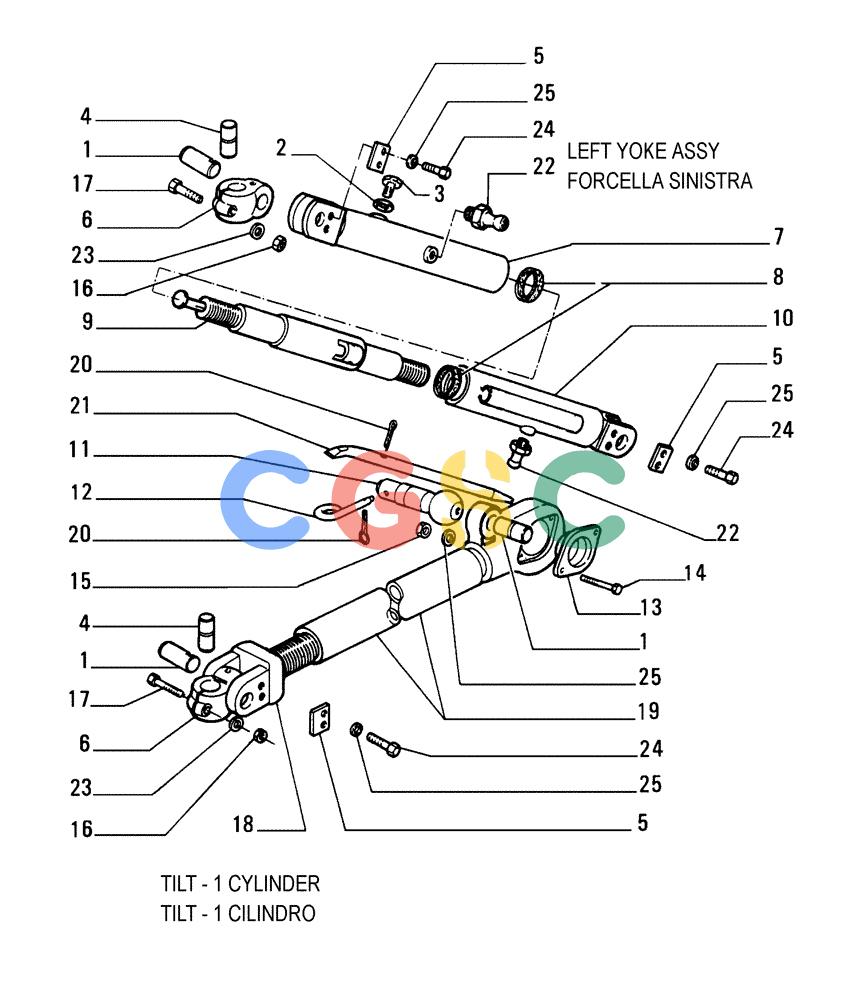 纽荷兰零件查询(FD255) - CRAWLER DOZER (N.A. VERSION) (7/95-) (9.478[04]) - HYDRAULIC TILT-ANGLEDOZER (HA) - OPTIONAL CODE 76035624 New Holland Constructuion
