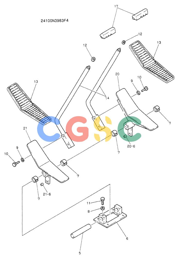 神钢零件查询(K907LC) - MARK II EXCAVATOR BTW YQU0001 - YQU0400 (1/87-12/03) (03-004) - LEVER ASSY, CONTROL Kobelco