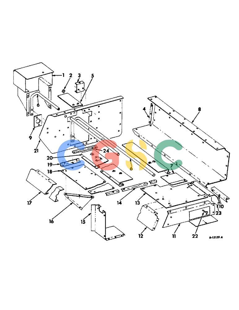 凯斯零件查询(420) - INTERNATIONAL HARVESTER RECTANGULAR BALER (1/71-12/76) (D-07) - CROSS CONVEYOR AND FEED OPENING Case Agriculture
