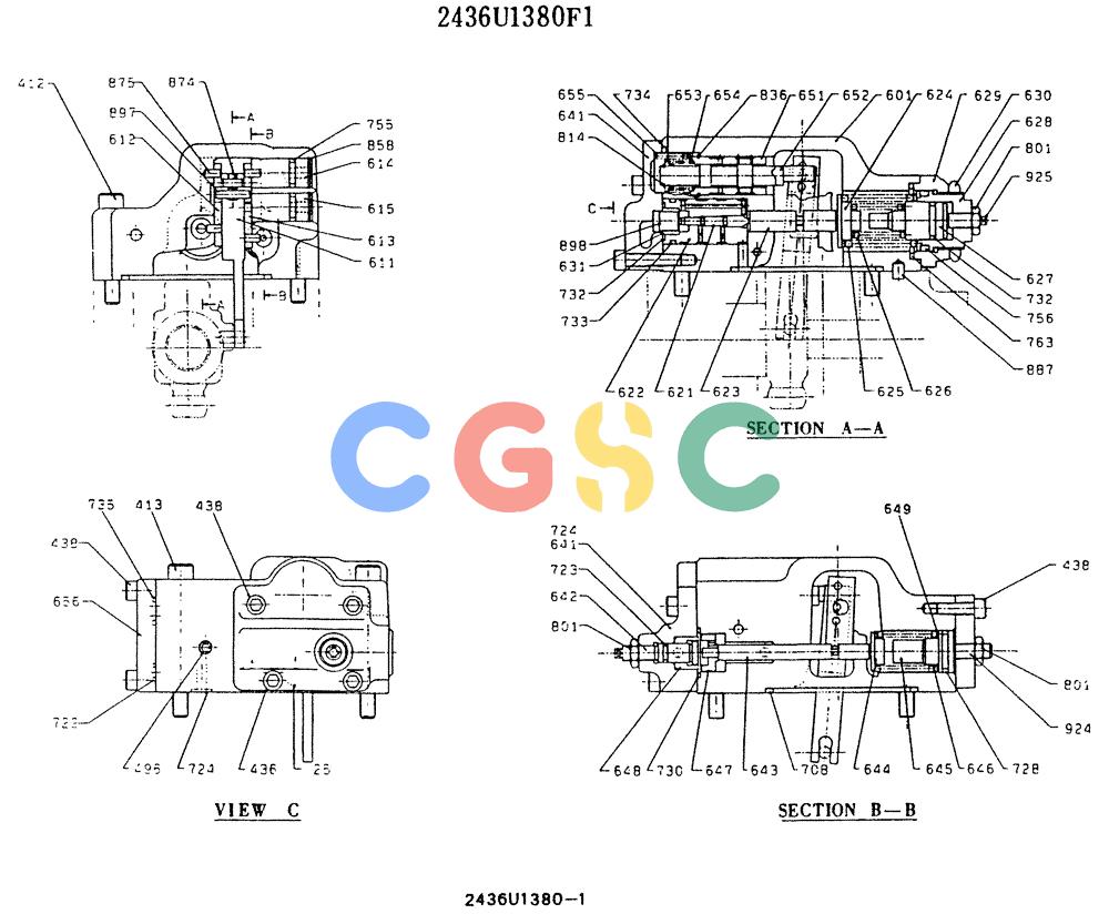 神钢零件查询(K912LC) - MARK II EXCAVATOR ASN YC-0301 (1/88-12/03) (11-018) - REGULATOR ASSY Kobelco
