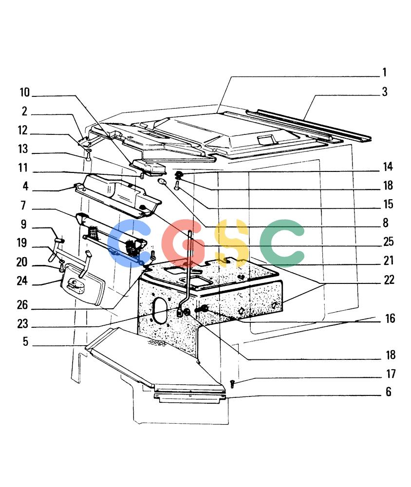 纽荷兰零件查询(FD175) - CRAWLER DOZER (N.A. VERSION)(S/N 061640 & AFTER) (1/93-) (5.652[13]) - ROPS CAB - COMPONENTS New Holland Constructuion