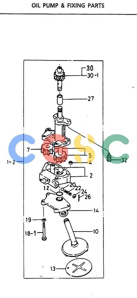 神钢零件查询(MD140C) - EXCAVATOR BTW YPU0301 - YPU0500 (1/80-12/06) (17-006) - OIL PUMP & FIXING PARTS Kobelco