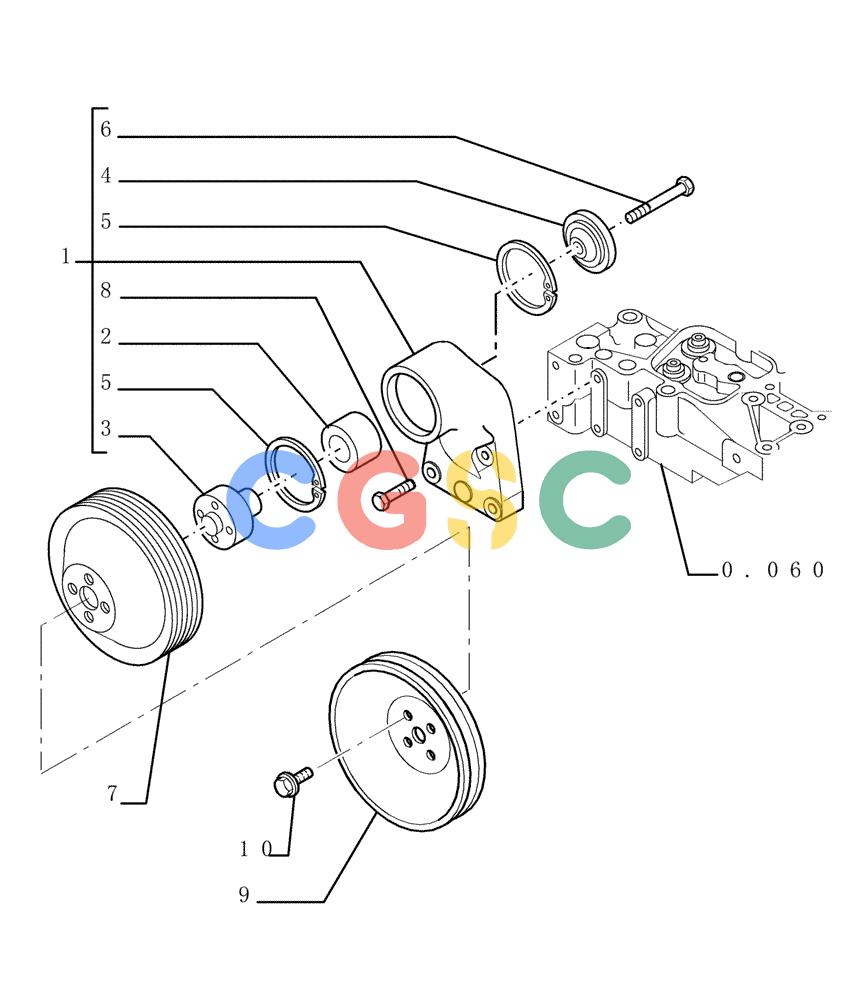 纽荷兰零件查询(DC150PS) - CRAWLER DOZER (0.345[01]) - FAN DRIVE New Holland Constructuion