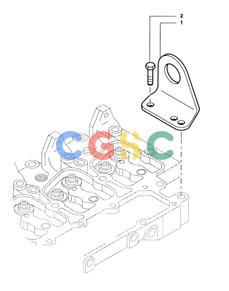 纽荷兰零件查询(DC100) - CRAWLER DOZER (N.A. VERSION) (4/00-) (0.450[01]) - HOOKS - ENGINE DC70 - DC80 - DC100 New Holland Constructuion