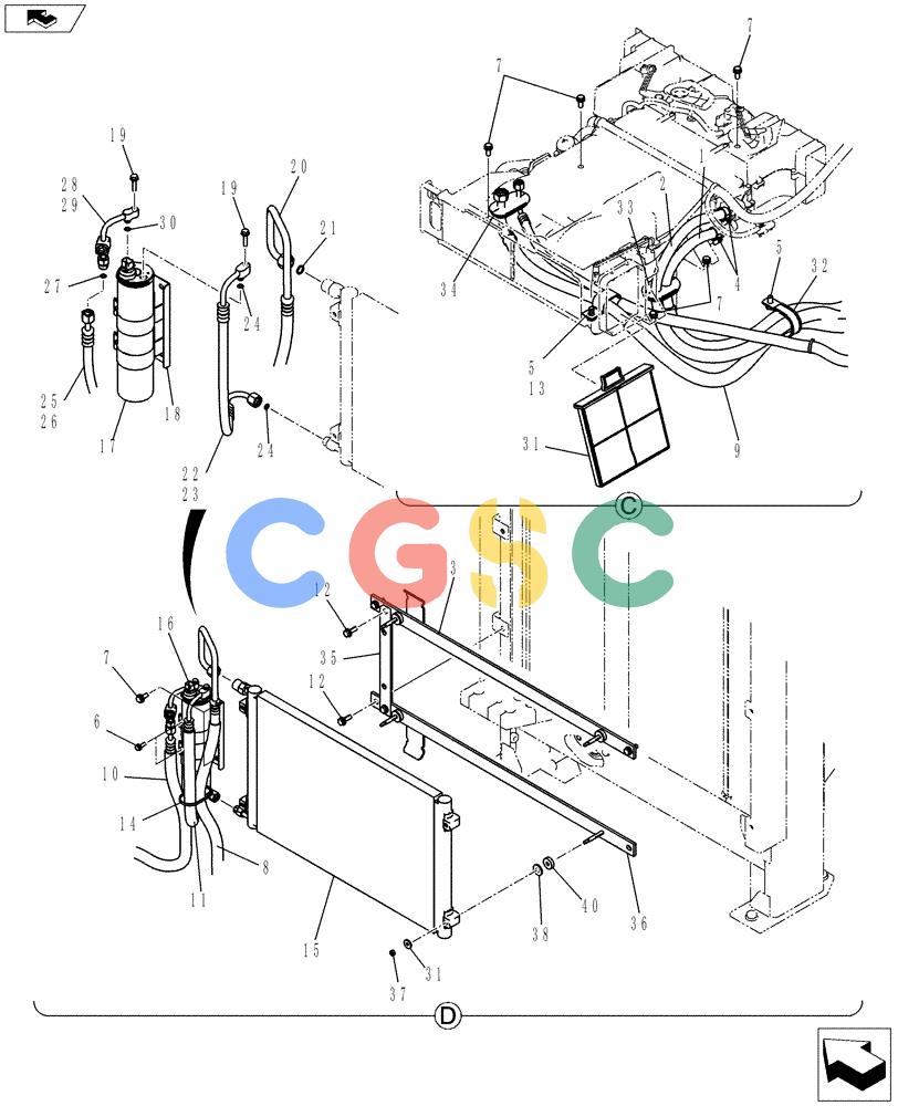 神钢零件查询(ED150-2) - BLADE RUNNER EXCAVATOR/DOZER ASN LH01-01001 (1/09-12/12) (01-080[02]) - AIR CONDITIONING Kobelco