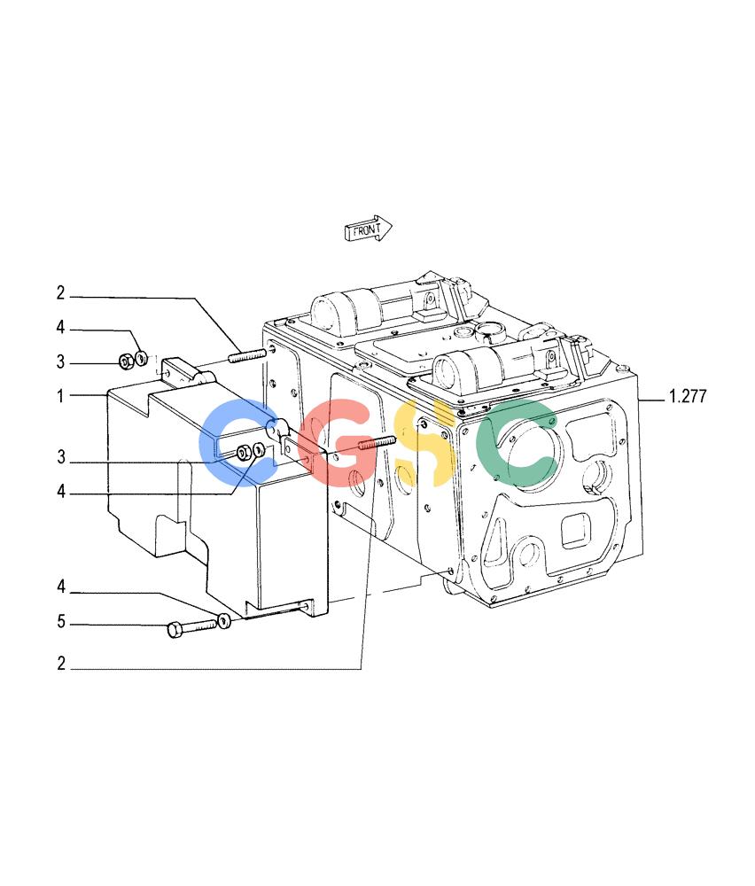 纽荷兰零件查询(FL175) - CRAWLER LOADER (N.A. VERSION) (6/92-) (9.464[01]) - REAR COUNTERWEIGHT - OPTIONAL CODE 76069369 New Holland Constructuion