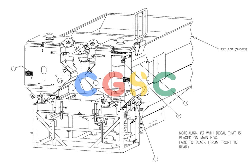 凯斯零件查询(810) - FLEX-AIR APPLICATOR - 2009 (9/09-12/11) (14-002[02]) - DECAL GROUP, DOUBLE BIN Case Agriculture