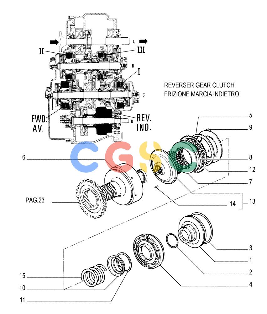 纽荷兰零件查询(FL175) - CRAWLER LOADER (N.A. VERSION) (6/92-) (1.211[22]) - TRANSMISSION - COMPONENTS New Holland Constructuion