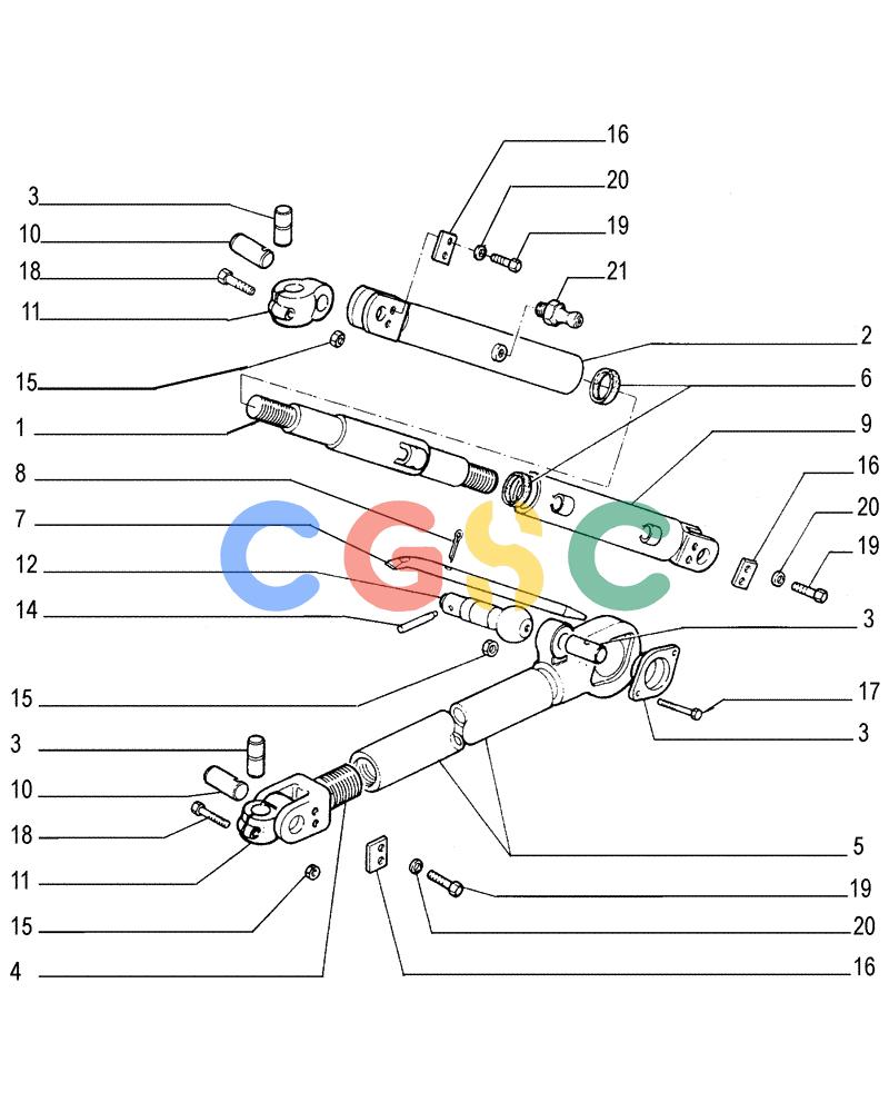 纽荷兰零件查询(FD175) - CRAWLER DOZER (N.A. VERSION)(S/N 061640 & AFTER) (1/93-) (9.476[02]) - HYDRAULIC TILT - STRUTS - OPTIONAL CODE 76035823 New Holland Constructuion