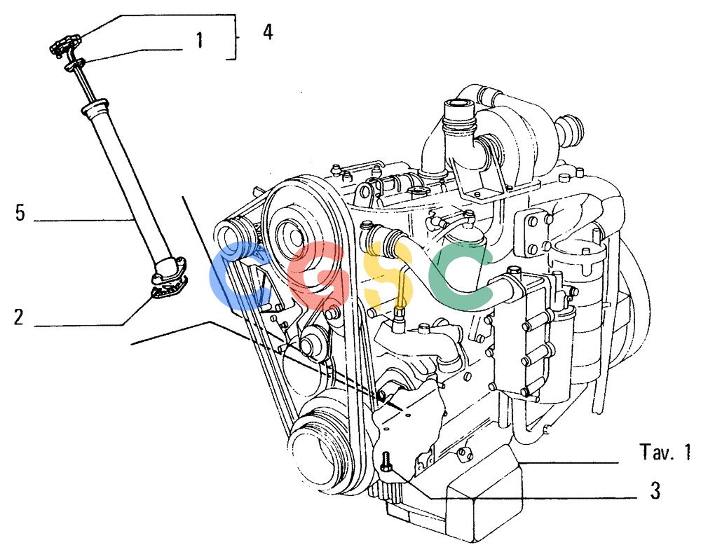 纽荷兰零件查询(FD14E) - CRAWLER DOZER (0.1010[006]) - DIPSTICK-OIL New Holland Constructuion