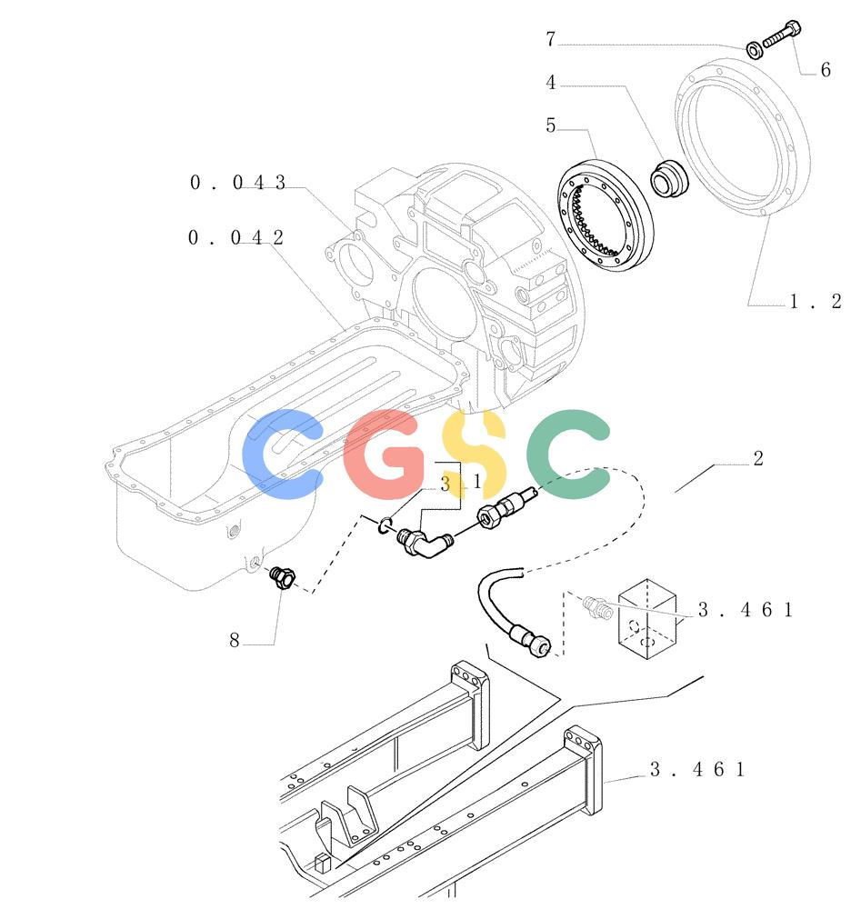 纽荷兰零件查询(DC150PS) - CRAWLER DOZER (0.505[02]) - ENGINE - RELATED PARTS New Holland Constructuion