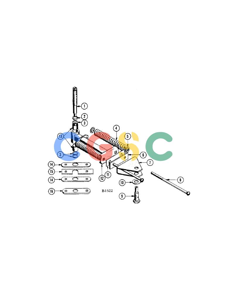 凯斯零件查询(200) - CASE TWINE TIE RECTANGULAR BALER (1/60-12/64) (18) - FEEDER ARM DRIVE LINK Case Agriculture