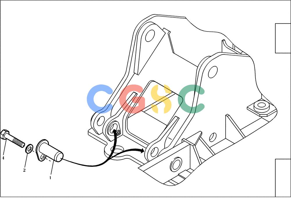 纽荷兰零件查询(EC240) - CRAWLER EXCAVATOR (5/00-) (01.650[001]) - BEARING FRAME (S/N 724002-UP) New Holland Constructuion