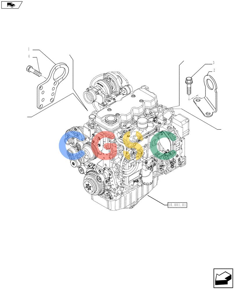 神钢零件查询(F4HFE413J A002) - ENGINE 504375996 - 84371227 (1/14-12/14) (10.012.04) - HOOKS - ENGINE Kobelco