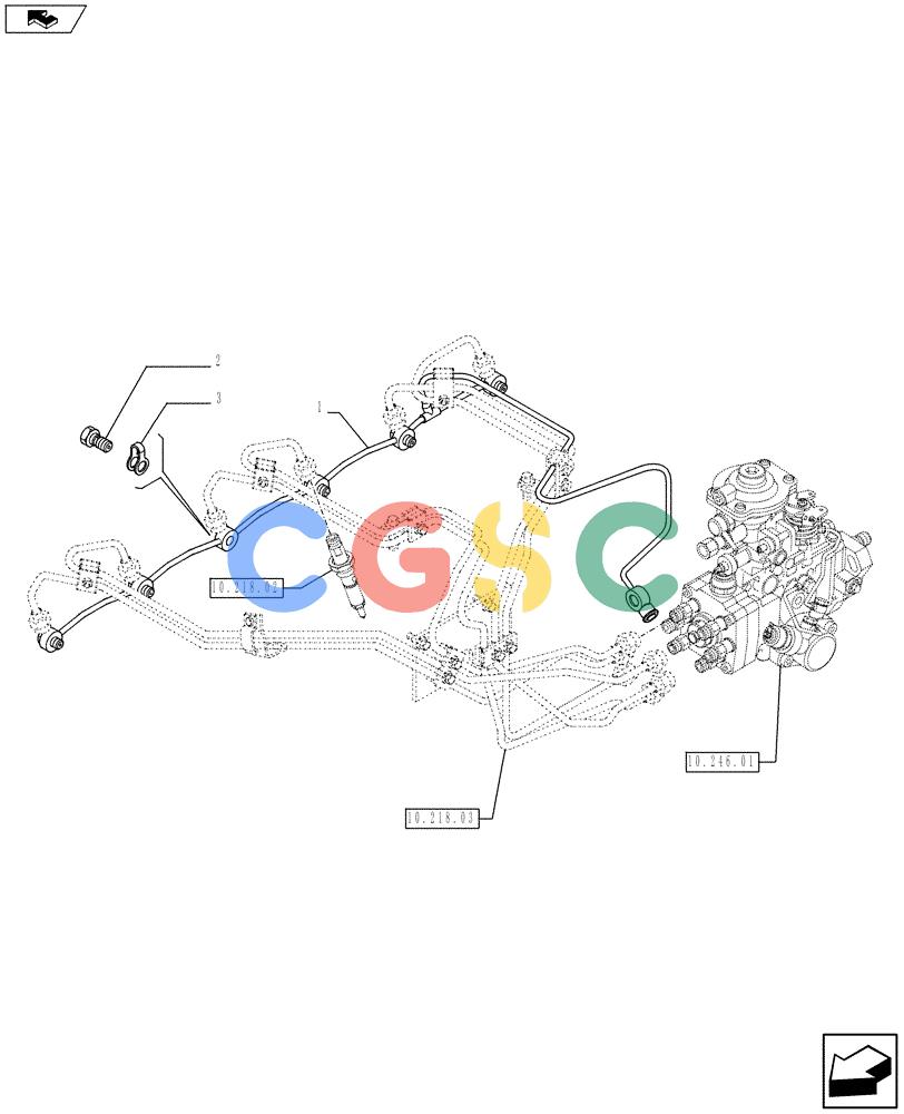 神钢零件查询(F4GE9684F J602) - ENGINE - 504375333 - 84250815 (1/13-) (10.218.05) - PIPING - FUEL (2852367) Kobelco