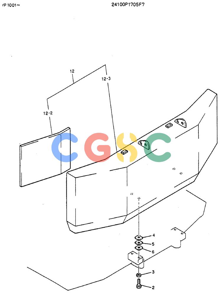神钢零件查询(MD140BLC) - EXCAVATOR BTW YP1001 - YP1281 (1/80-12/06) (01-002) - COUNTER WEIGHT ASSY Kobelco