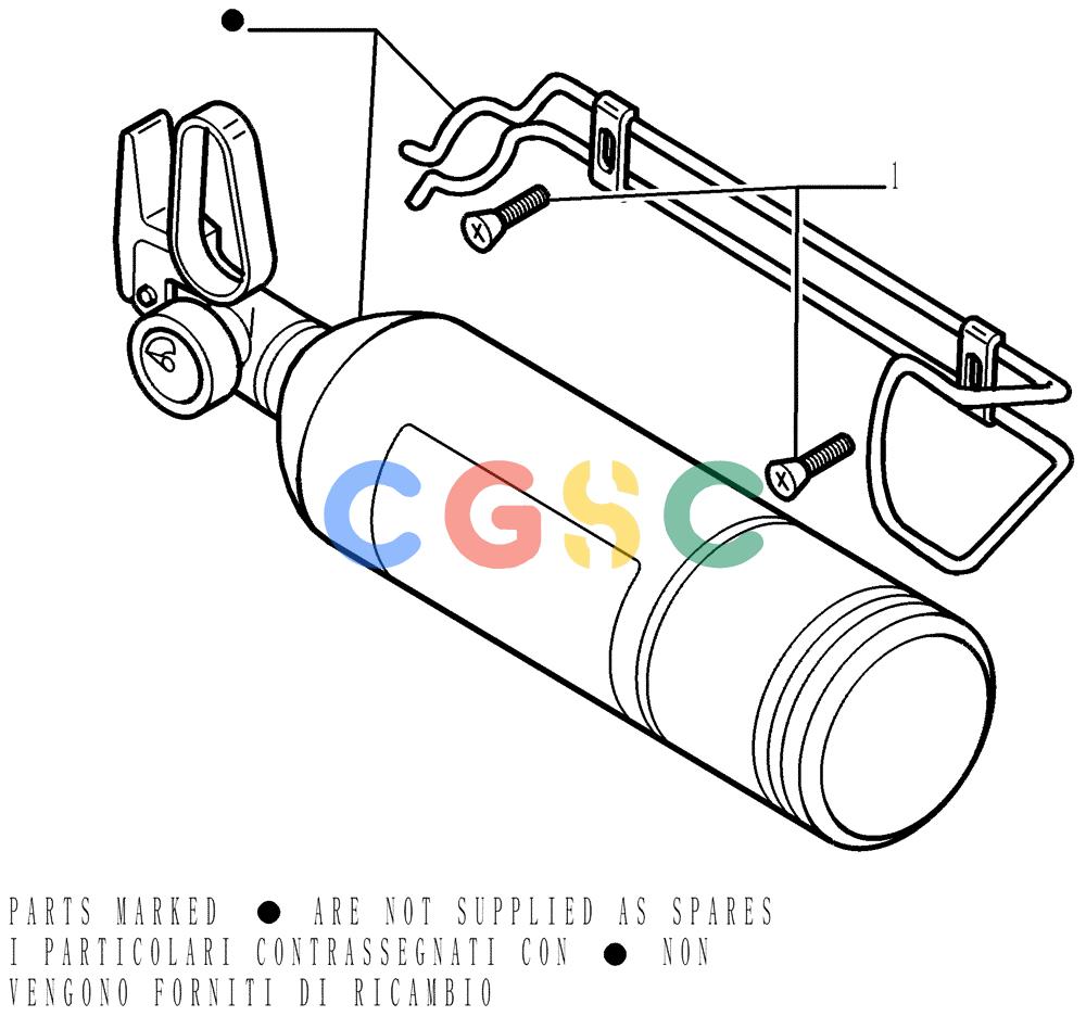 纽荷兰零件查询(DC150LT) - CRAWLER DOZER (6/00-) (9.770[01]) - FIRE EXTINGUISHER - OPTIONAL CODE 79088038 New Holland Constructuion