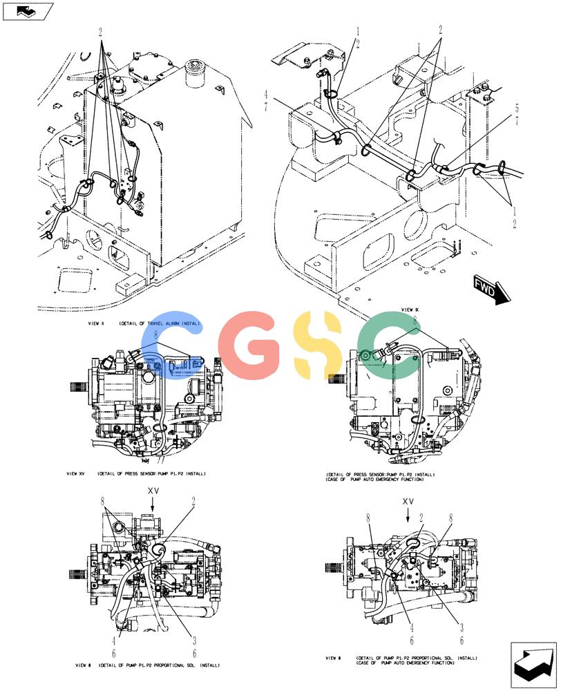 神钢零件查询(ED150-2) - BLADE RUNNER EXCAVATOR/DOZER ASN LH01-01001 (1/09-12/12) (01-083[03]) - HARNESS ASSEMBLY, UPPER (MAIN) Kobelco