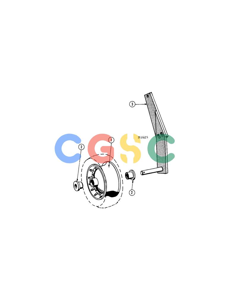 凯斯零件查询(200) - CASE TWINE TIE RECTANGULAR BALER (1/60-12/64) (24[A]) - PICKUP GAGE WHEEL ATTACHMENT Case Agriculture