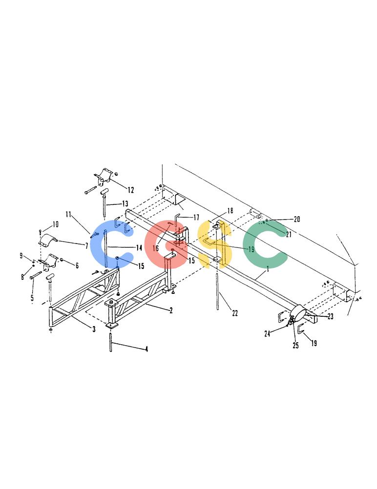 凯斯零件查询(1600) - CONCORD AIR SYSTEM (1/97-12/01) (24) - AUGER MOUNT ASSEMBLY, 2000, 3000 & 1600 Case Agriculture