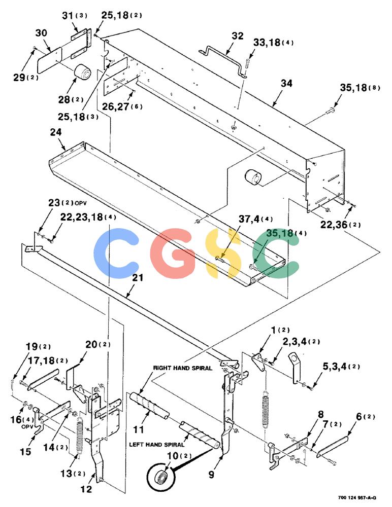 凯斯零件查询(8465T) - CASE IH ROUND BALER W/TRACTOR HYDRAULICS (1/91-12/97) (9-62) - MESH WRAP KIT, BOX ASSEMBLY, SERIAL NUMBER CFH0073272 AND LATER Case Agriculture