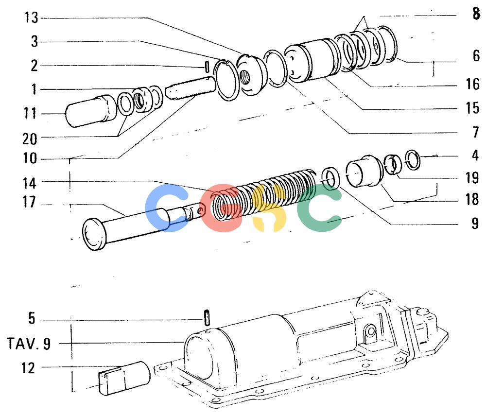 纽荷兰零件查询(FD14E) - CRAWLER DOZER (1.2770[010]) - REAR TRANSMISSION-STEERING BRAKE New Holland Constructuion