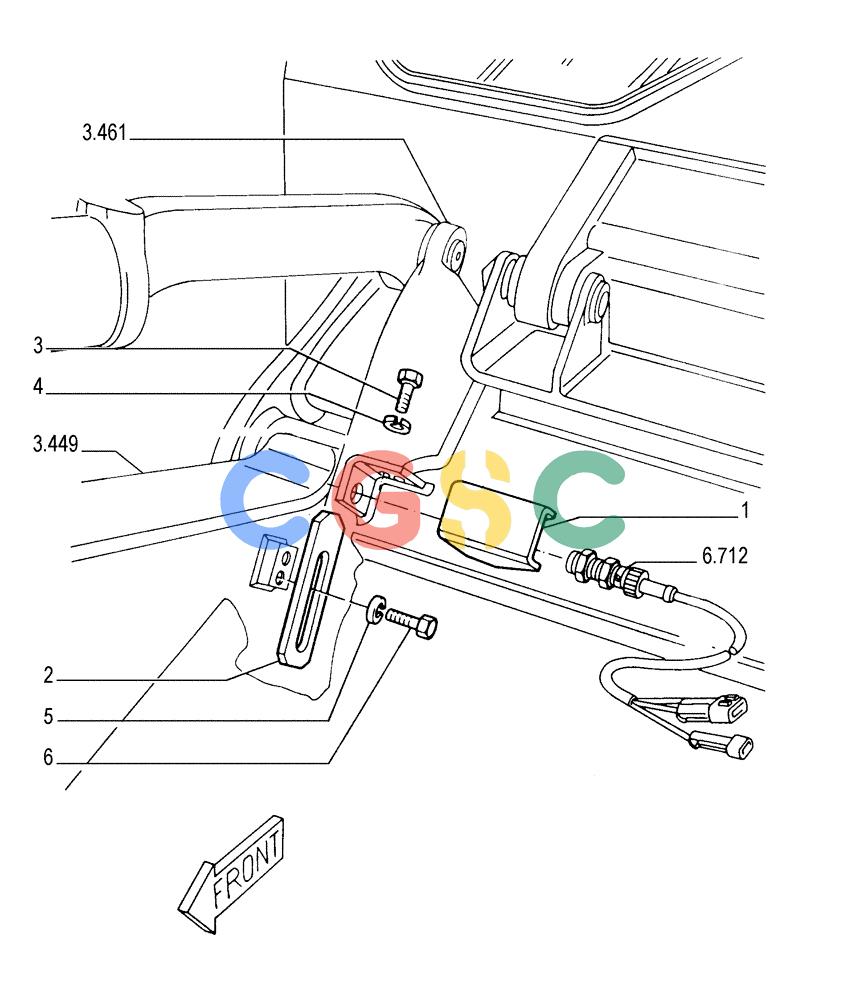 纽荷兰零件查询(FL145) - CRAWLER LOADER (N.A. VERSION) (11/98-) (3.453[01]) - LIFTING KICK-OUT New Holland Constructuion