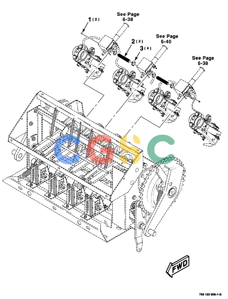 凯斯零件查询(8575) - CASE IH MID-SIZE RECTANGULAR BALER (NORTH AMERICA) (1/95-12/00) (06-036) - KNOTTER LUBE ASSEMBLY (AUTO-LUBE) Case Agriculture